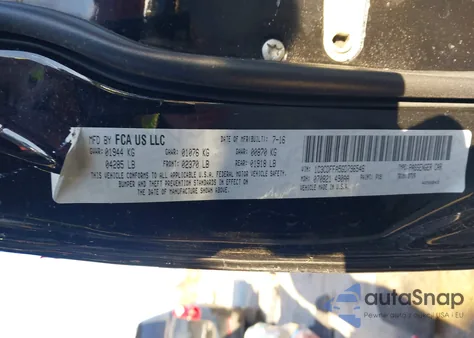 2016 Dodge Dart Sxt Sport z USA, uszkodzony, nr VIN 1C3CDFFA5GD796546